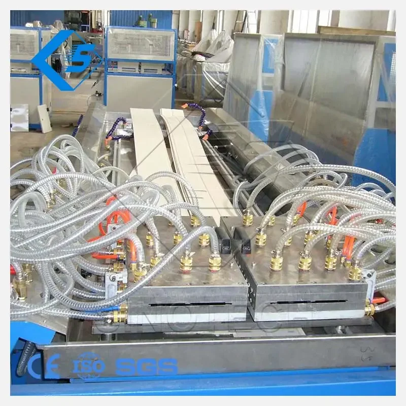 New 2023 Yurefon Wood Plastic Composite WPC Fluted Wall Panel Making Machine wpc door panel profile Board Maker production line