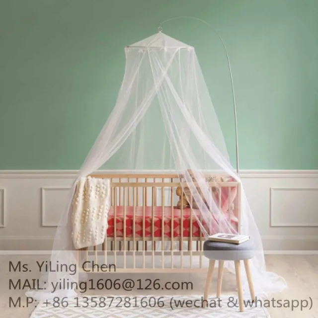 Portable Mosquito Netting Cover for Baby carriage/High Quality Easy Care Stroller Net / Circular baby mosquito