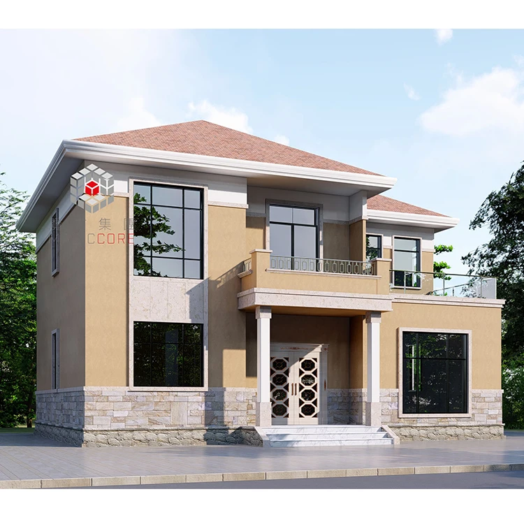 Magiccore home building supplies villa light steel villa house modern villa prefab house in laos