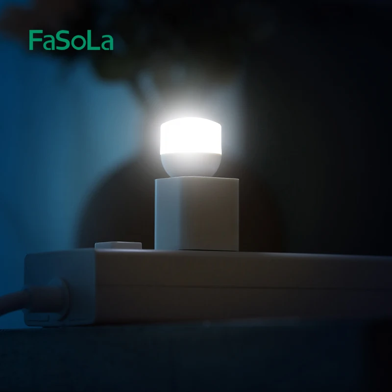 FaSoLa 2 шт. Подключите USB лампы для чтения мини Светодиодная лампа Power Bank Портативный СВЕТОДИОДНЫЙ
