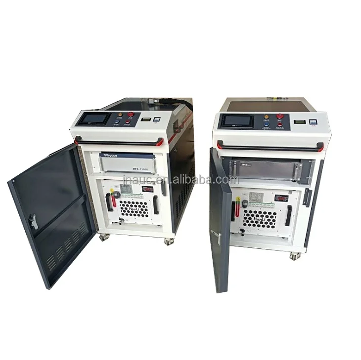 Raycus / Reci 1000W 1500W 2000W 3 in 1 Fiber Laser Optic Welder Channel Laser Welding Cutting and Cleaning Machine Price