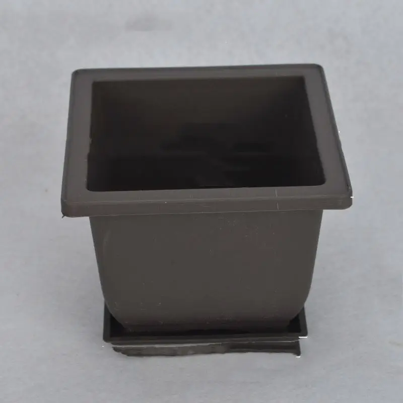 Square Nutritional Black Plastic Nursery Pots Seedlings Plants Pots Garden For Plant Flower Seeds