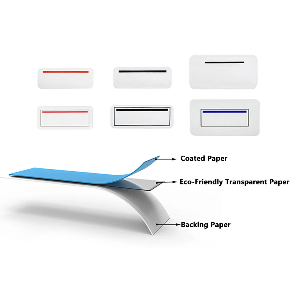 Eco-Friendly Material Red Line Multi Layer Piggy Sticker Roll Pakistan Piggyback Price Label Sticker For Garment Tag