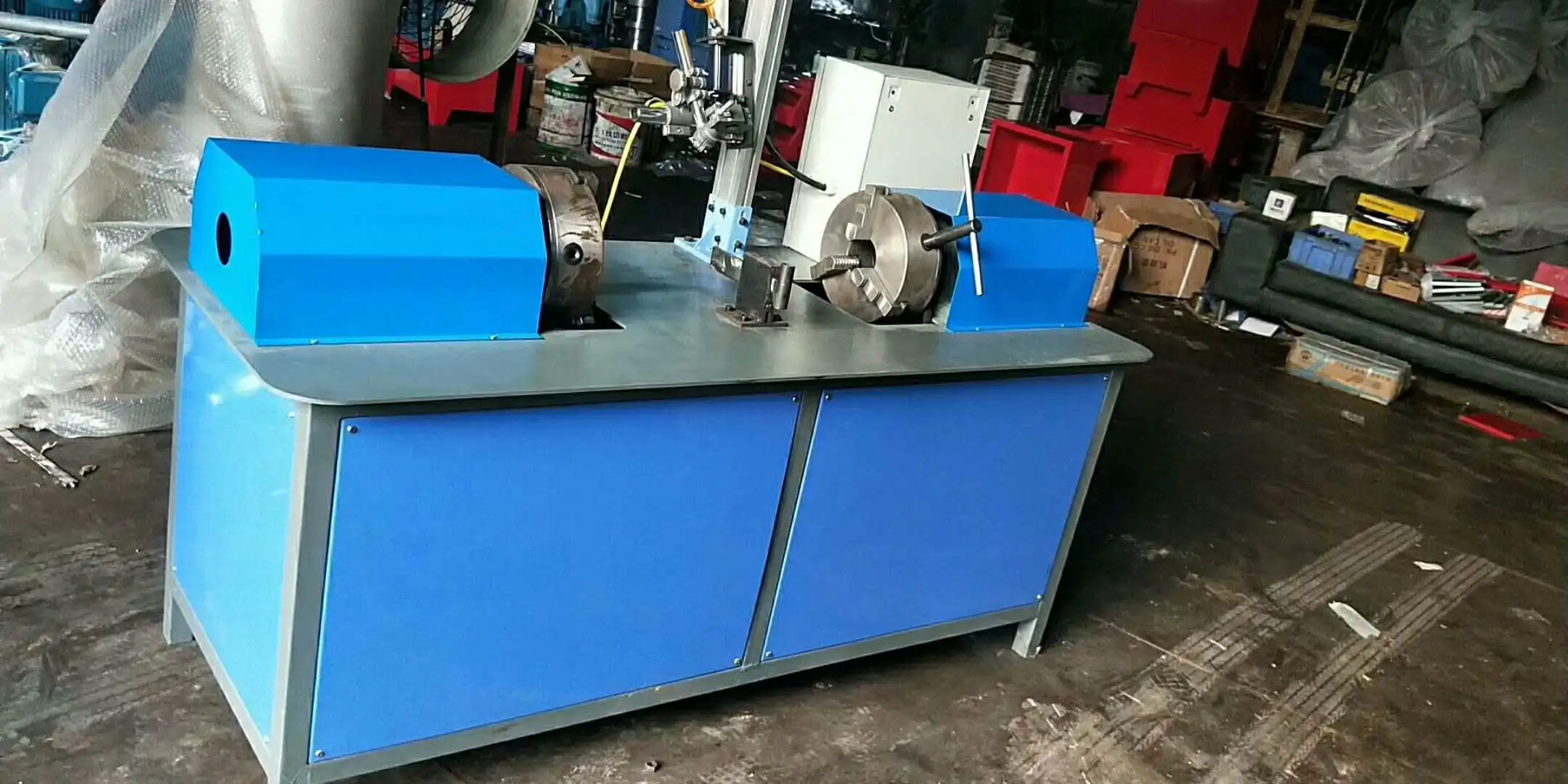 Metal steel pipe welding machine Construction scaffolding pipe welding machine Automatic welding pipe equipment Timely supply