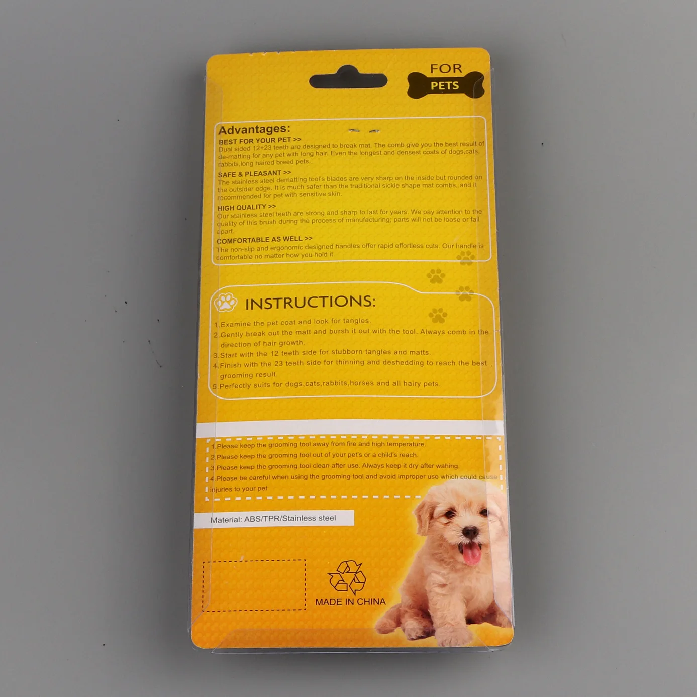 China Pet Products Factory Dog Hair Remover Easy Use Pet Hair Brush Easy Clean Dog Cat Hair Cleaning Grooming Accessories