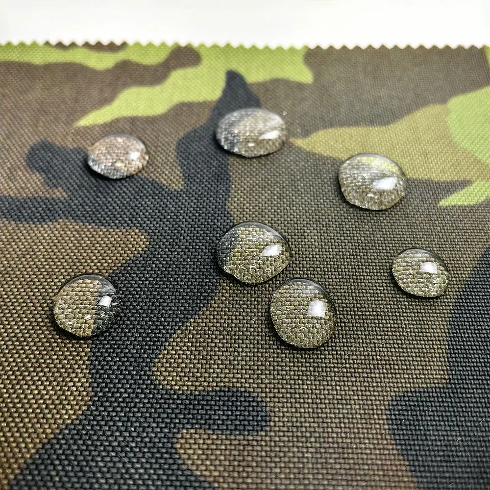 100% Nylon Cordura polyester oxford Fabric 1000d Waterproof IRR  Fabric pu coated for Uniform Bag tent