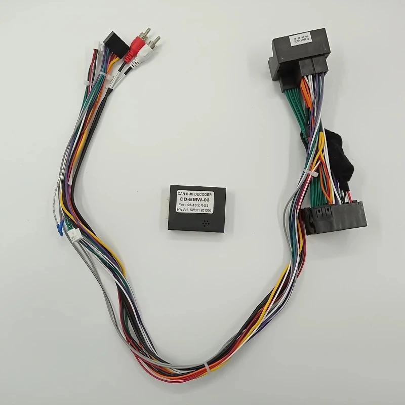 JF-BM-03 fit for BMW X3 Wire harness connector car ISO harness canbus box cable