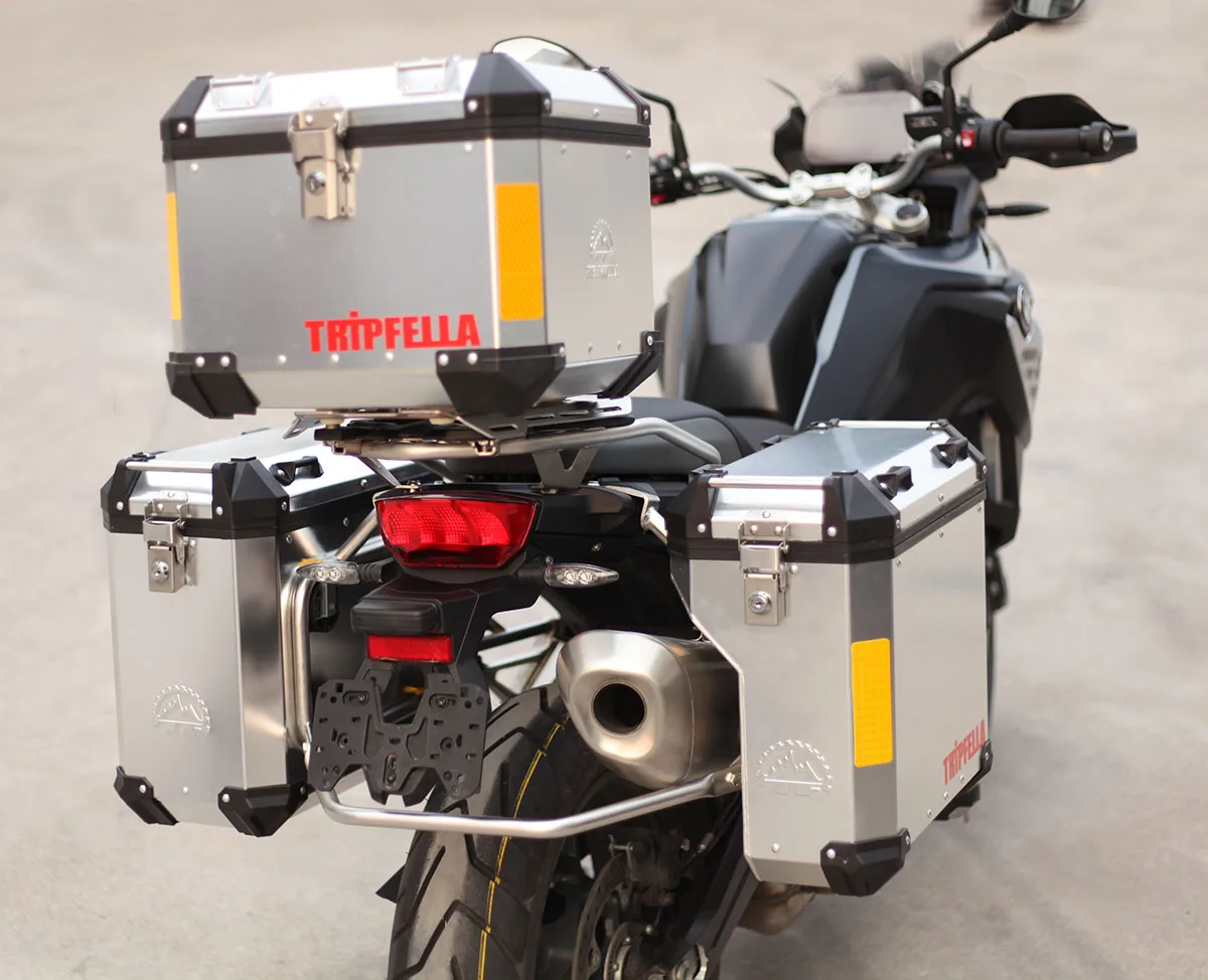 Алюминиевая боковая коробка 41L корпус Pannier лидер