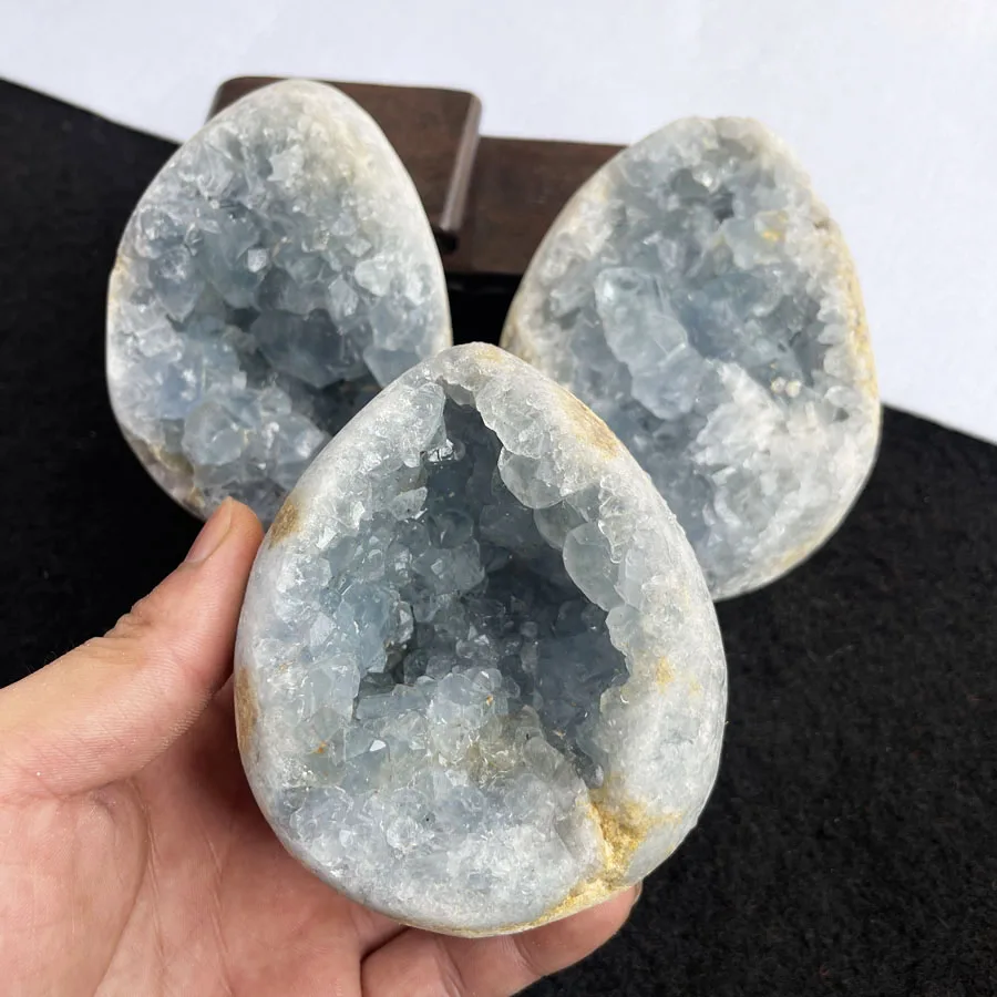 Wholesale High Quality Natural Raw Healing Stones Crystal Celestite Geodes Blue Celestite Cluster