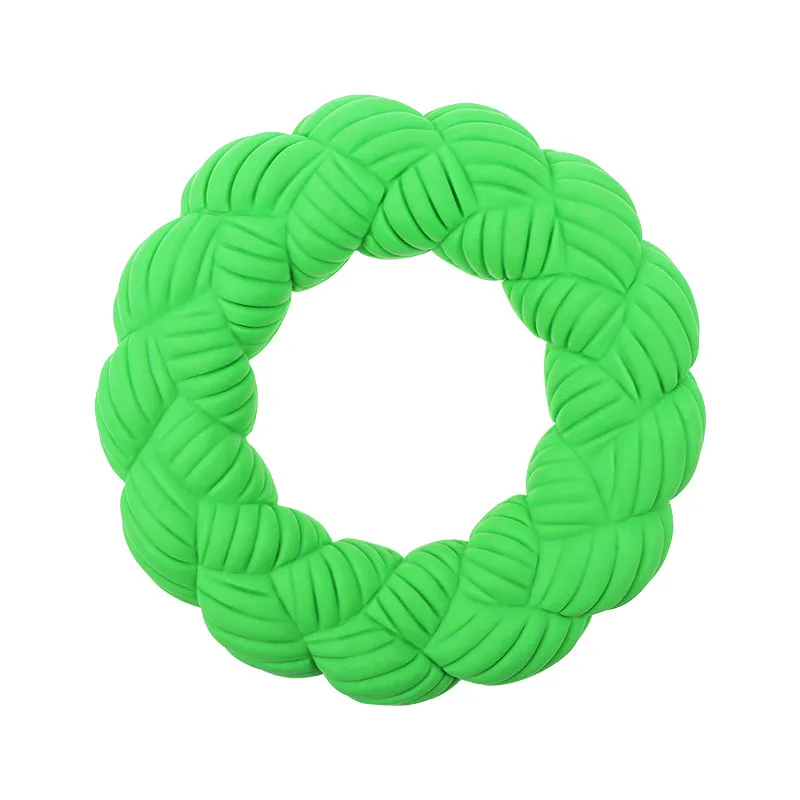 
Ring Toy Dog Interactive Dog Molar Interactive Toy, Rubber Bite Resistant Interactive Dog Toy 