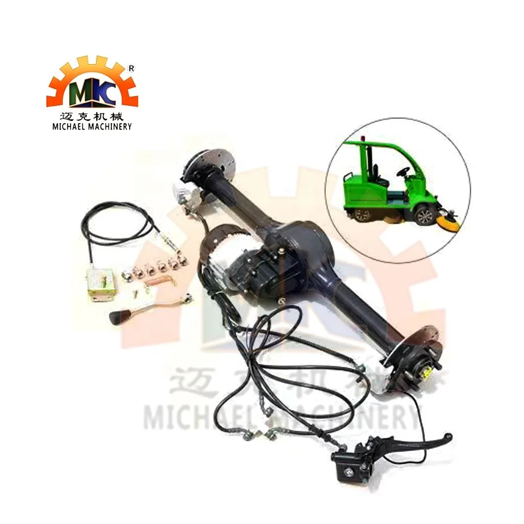 Customized Electric Vehicle Scooters Buggy Sweeper/Tricycle/Car Rear Wheel Drive Differential Axle with 1200w DC Motor