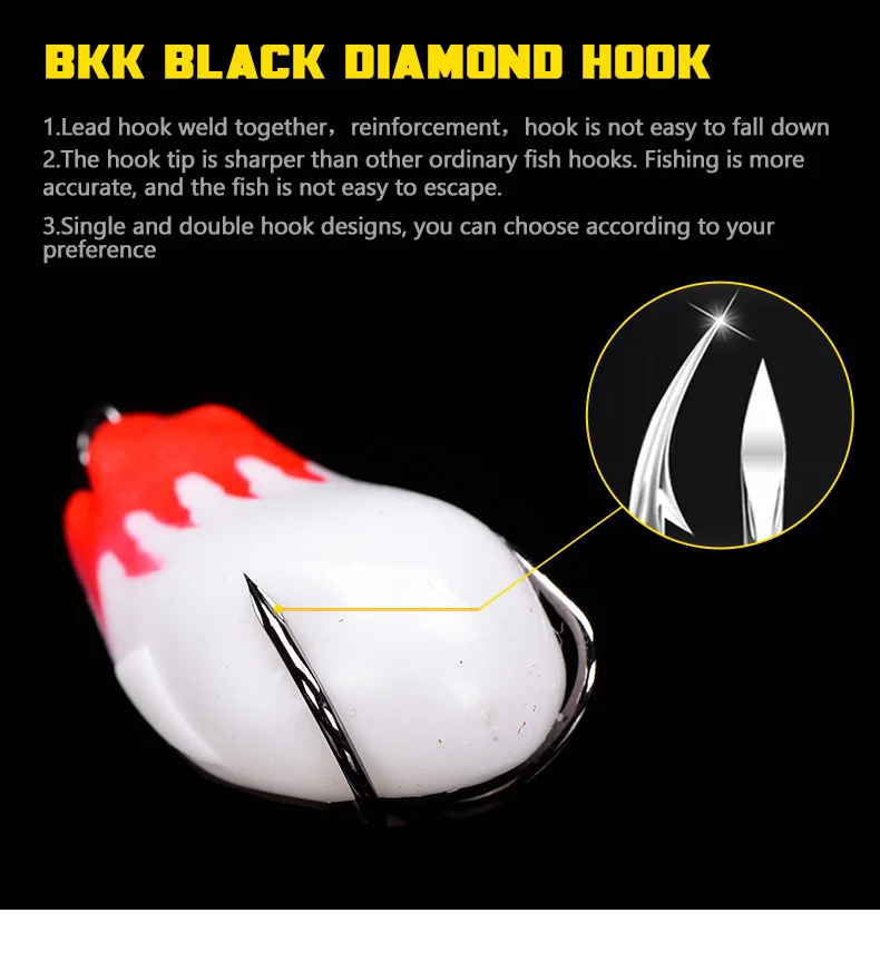 Wholesale 17.5g 60mm Soft Frog Bait  Artificial Soft Silicone Frog Fishing Bait  Frog Fishing Lures With High