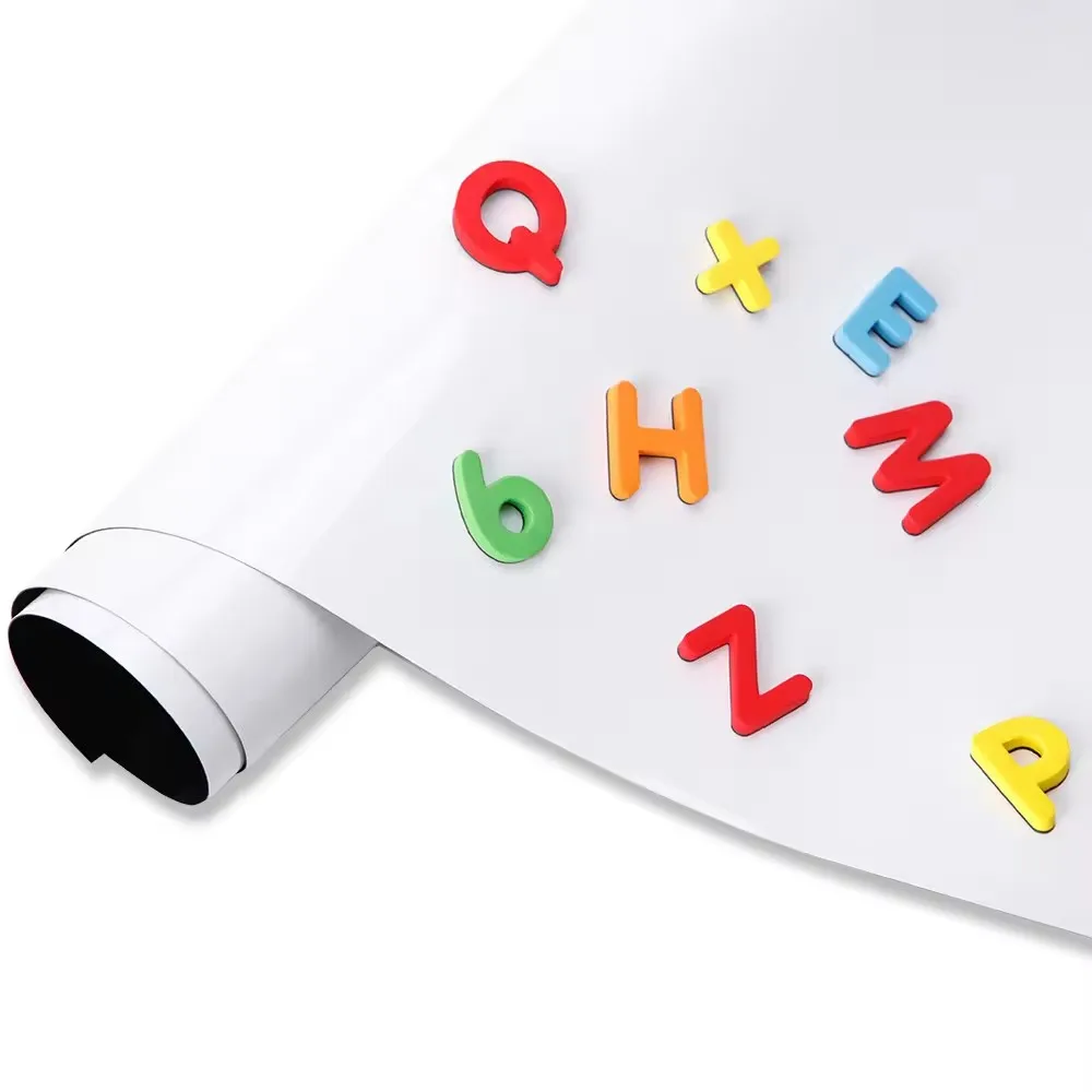Self Adhesive PET Film Dry Erase Magnetic White Board Whiteboard Sticker