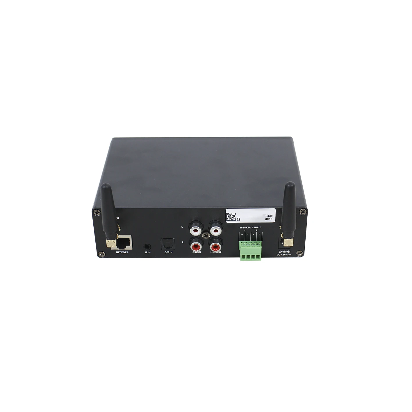 Top sale Black Color Compact Desktop Wi-Fi Bluetooth Amplifier with 2 x 60W stereo speaker outputs