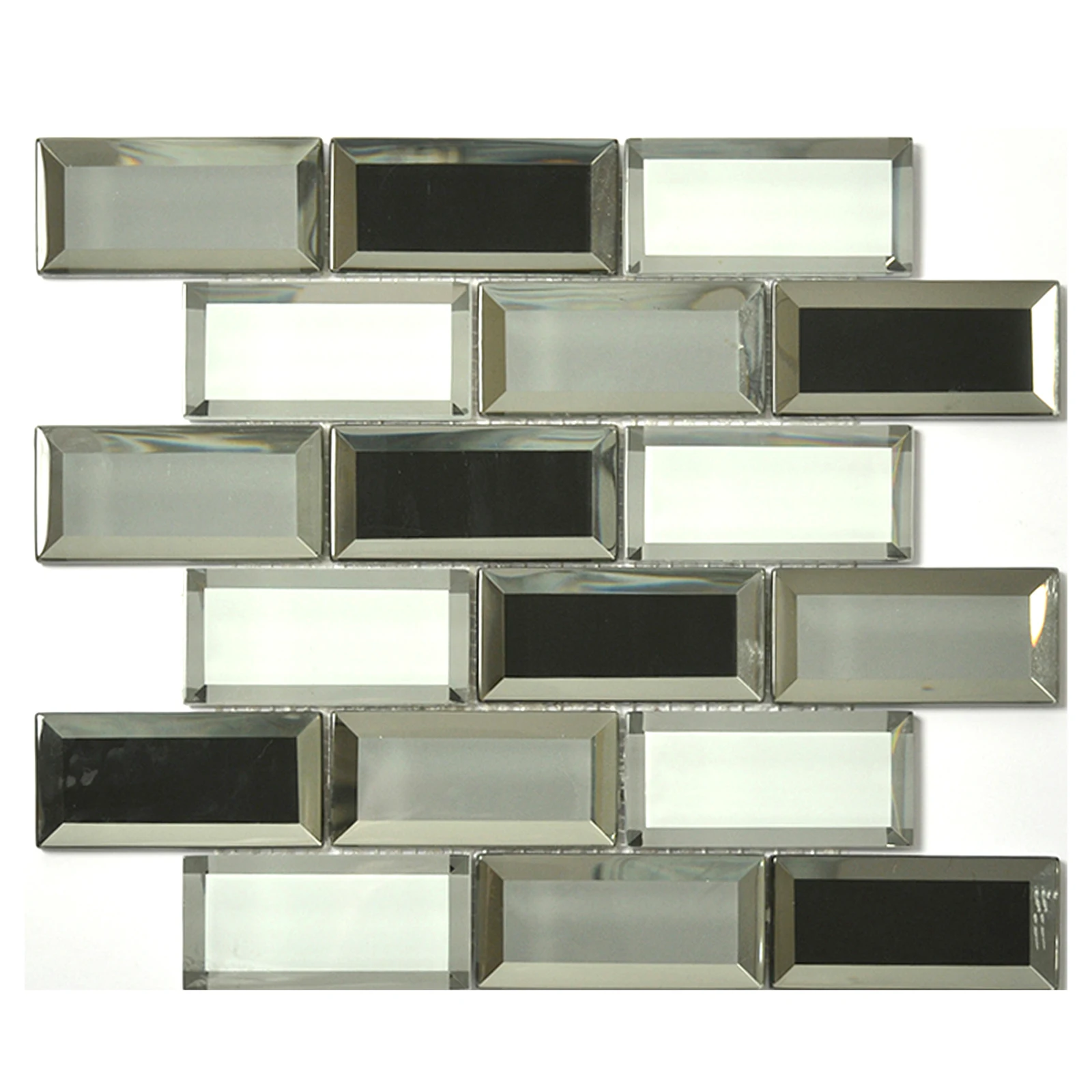 electroplated 3d mirror sheet mosaic glass mosaic tile mosaics glass diamond decorative tiles strips showroom