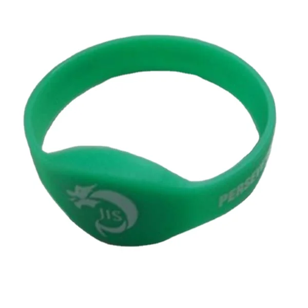 GYM rubber silicone rfid wristband/nfc bracelet/213 nfc tag wrist bands 125khz