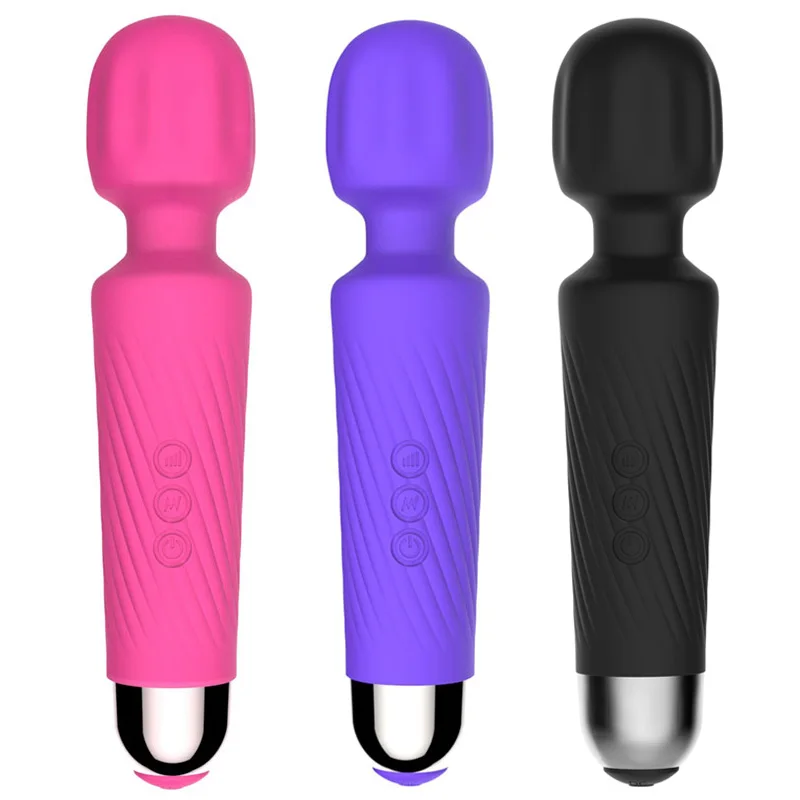 Best Quality Hot Sale Medical Silicone Sex Toy Cordless Wand  Massage Vibrator for Woman