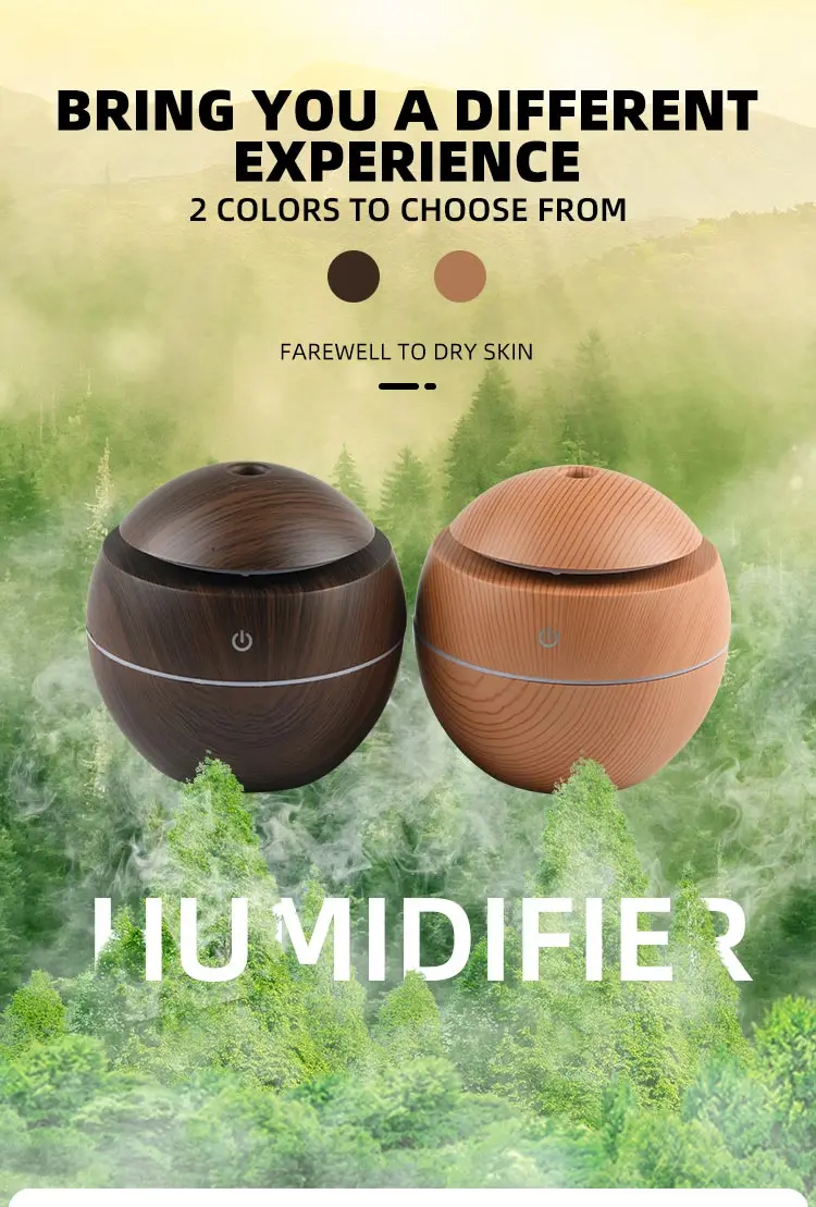 wood grain ultrasonic humidifier