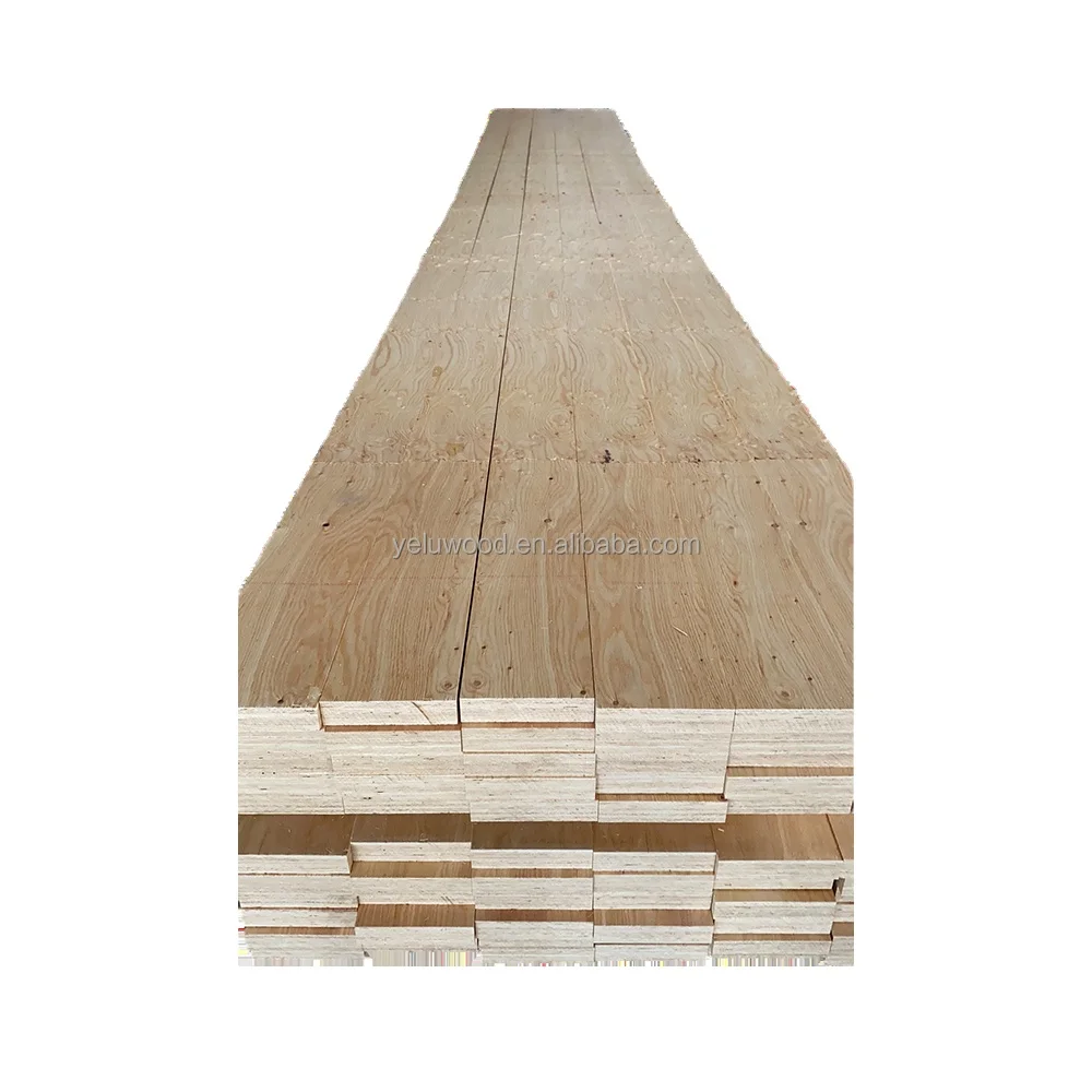 structural LVL construction material F17 pine beam phenolic glue H2 treatment  factory direct