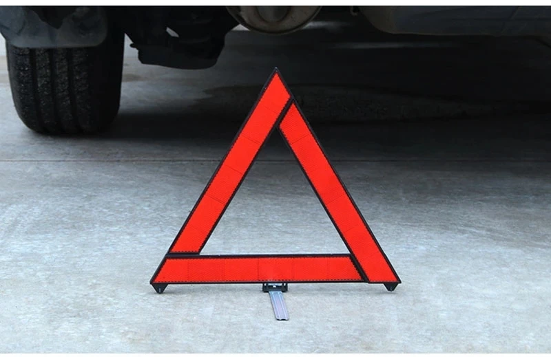 Car Vehicle Emergency Breakdown Warning Sign Triangle Reflective Road Safety