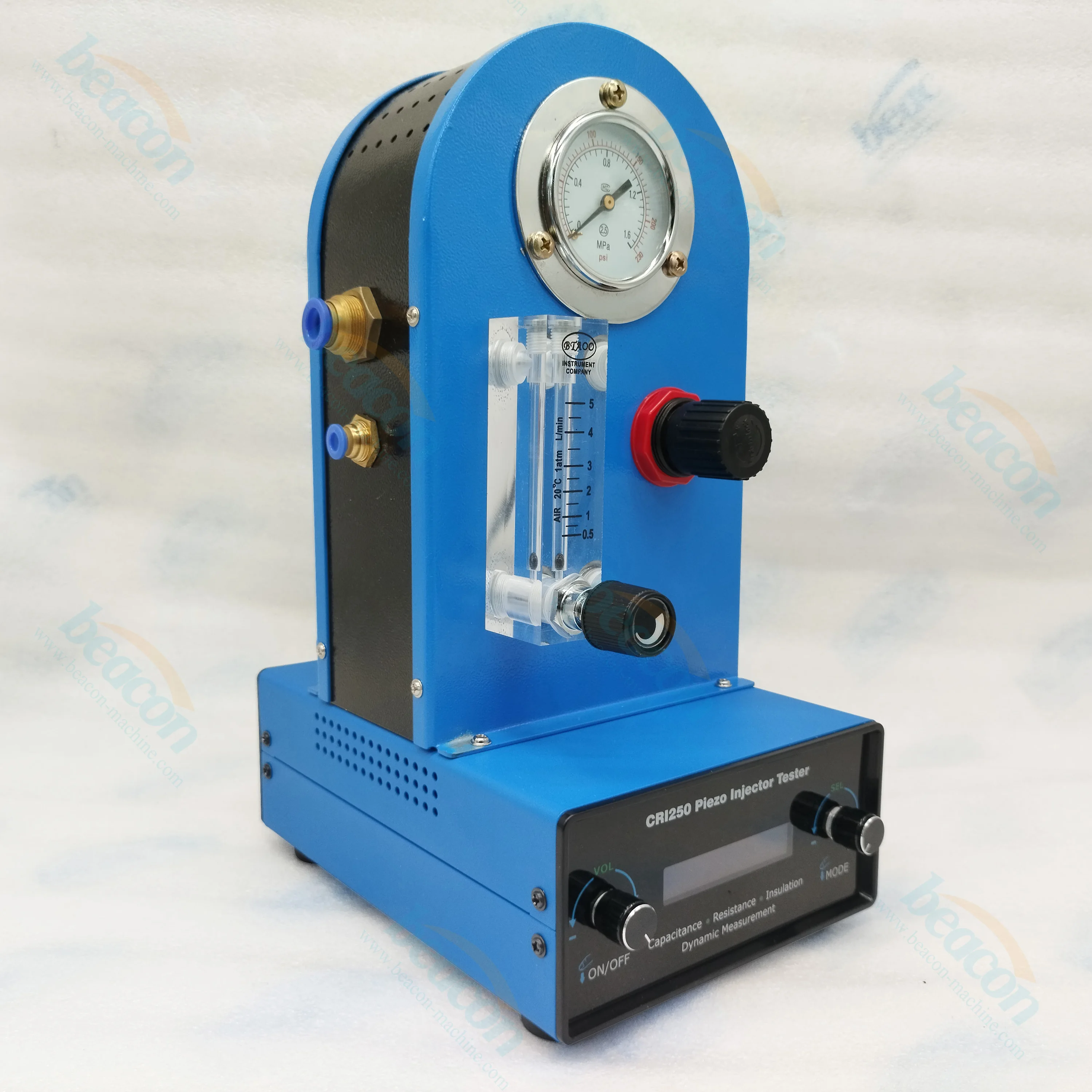 BEACON Machine Common Rail Piezoelectric Injector Tester CRI250 AHE Dynamic Stroke Measuring With Flow Meter For Piezo Injector