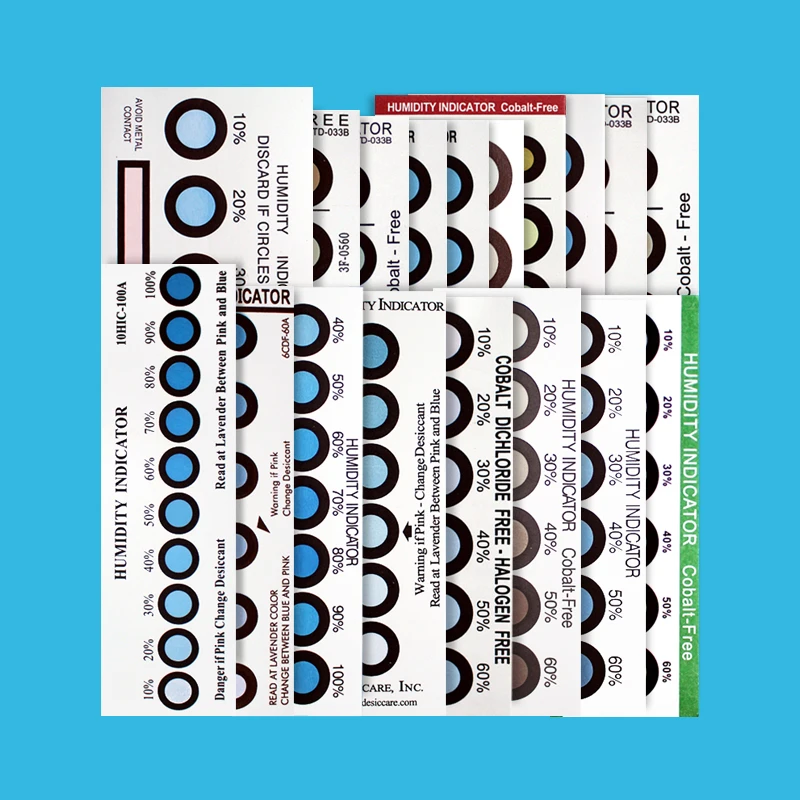 Humidity Test HIC Card Moisture Reacting Sticker