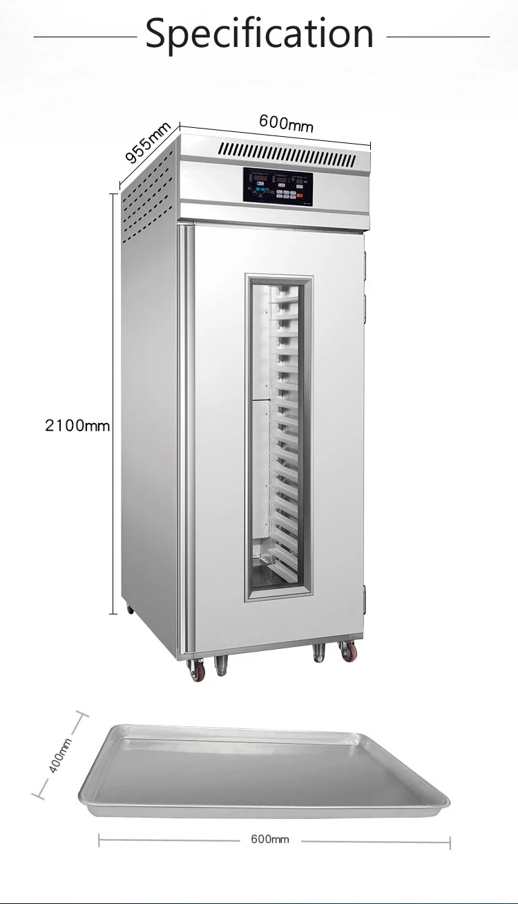 Chuangyu High Efficiency Electric Refrigerated Industrial Bread Machine Retarder Proofer Automatic Bread Dough Fermentation