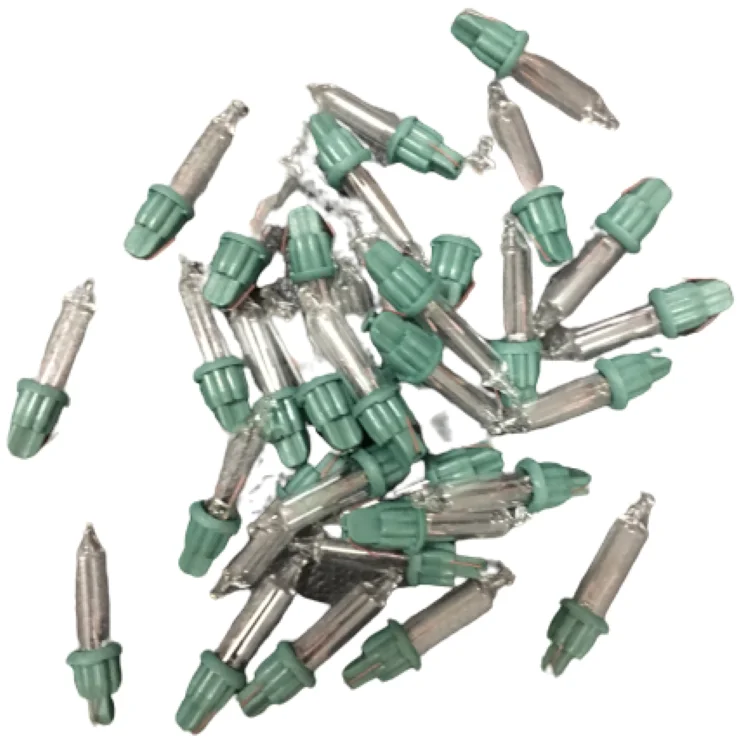 Multi Replacement Bulbs Clear Christmas Lights bulbs Christmas Light Set Xmas Decorations for 2.5 Volt 0.17A 0.425W