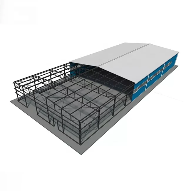 Custom Prefab Steel Structure Light Steel House For Carport Residential Car Garage Small Warehouse House For Storage