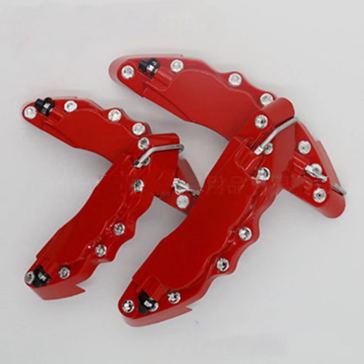 1pair Aluminum Alloy Calipers Modified Brake Cover Front /Rear Blue Red Yellow Decorative Cover Abalone Cover Metal Caliper Cove