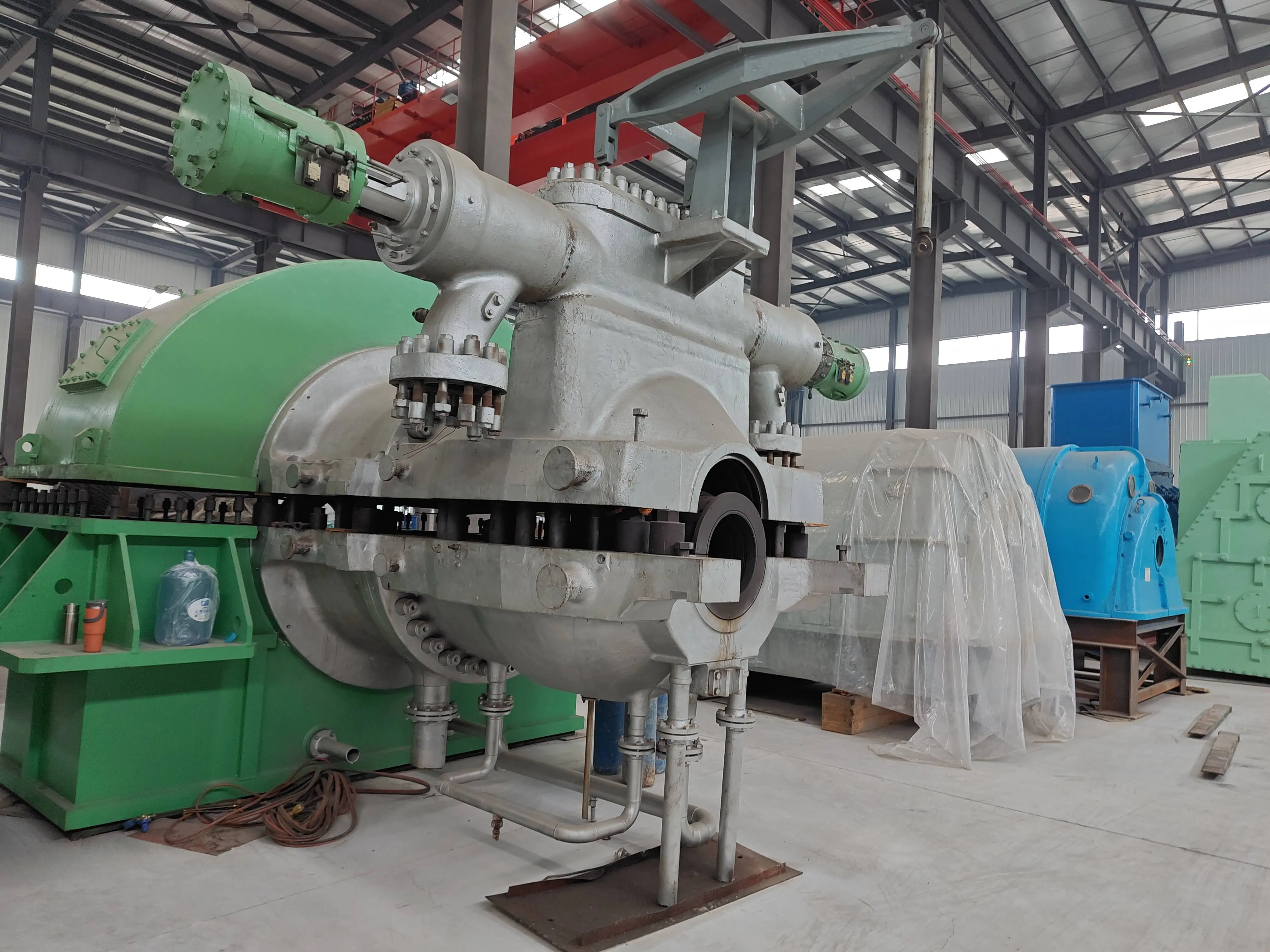 High Efficiency 10kw-100kw Condensing Steam Turbine For Biomass Power Plant In Cement And Chemical Industries