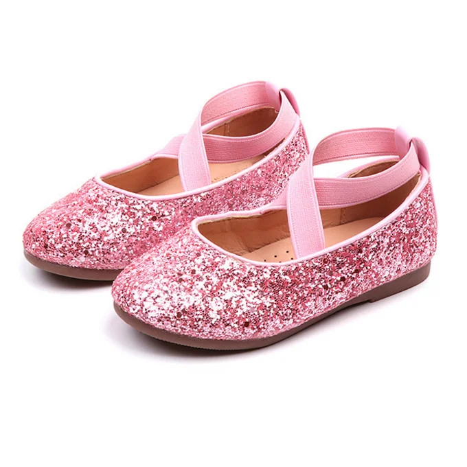 
Fancy Girl Footwear Girls Dance Shoes Flat Kid Show Loafers 
