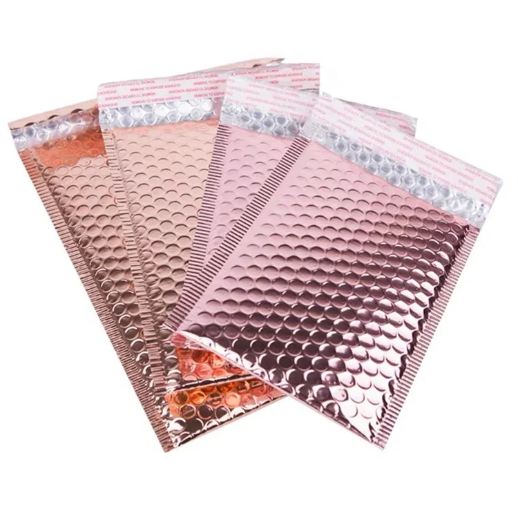 OEM cheap laser strong adhesive bubble  poly  mailer shipping  bags for T-shirt clothing