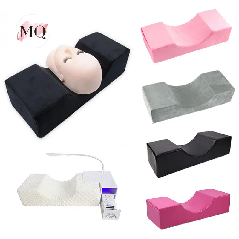 New Design Black Color Eyelash Extension Memory Foam Lash Pillow Eyelash Pillow Bed Pillows For Cervical Spondylosis