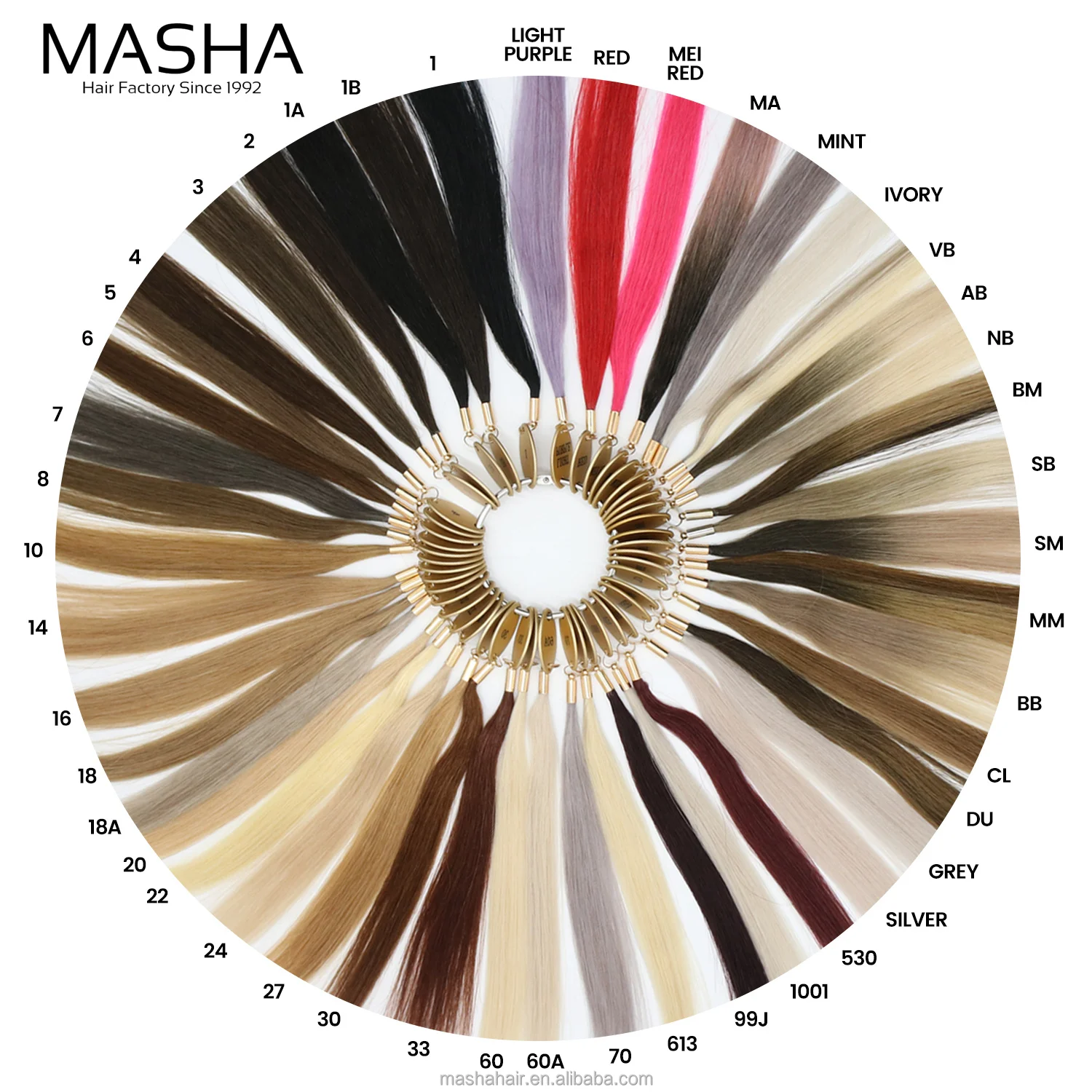 Masha wholesale high quality real russian virgin human hair all color nano ring human hair extensions