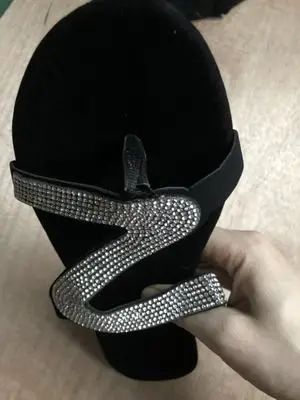 SD-061 fashion black sequined flat sandals for women with cross strap PU sole sandals ladies casual slipper