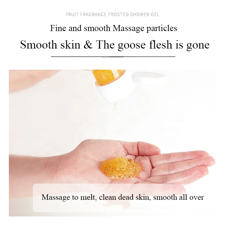 Factory Fruit Fragrance Smoothing Relief Hotel Luxury Organic Natural Shower Gel Perfume Body Wash