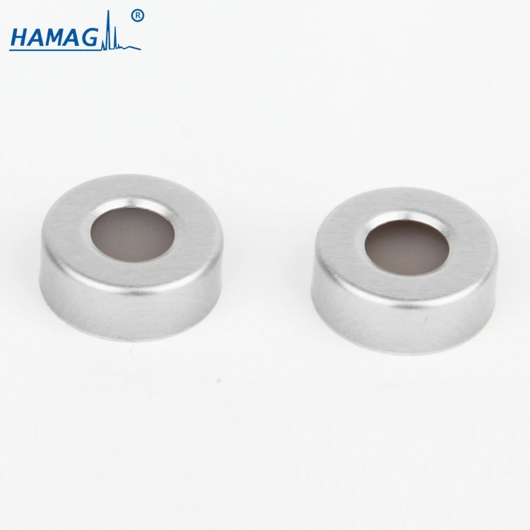 HAMAG 20mm Cap Aluminum Cap For 20mL head-space glass vial clear glass bottle GC vial