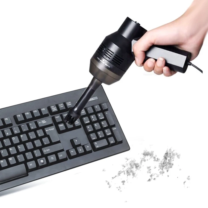 3.5W Portable USB Powerful Suction Computer Keyboard Brush Nozzle Dust Remover Collector Handheld Desk Mini Vacuum Cleaner
