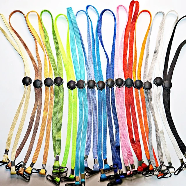 Face Masking Wholesale snap Custom Colors Adjustable Neck Strap Face Lanyard