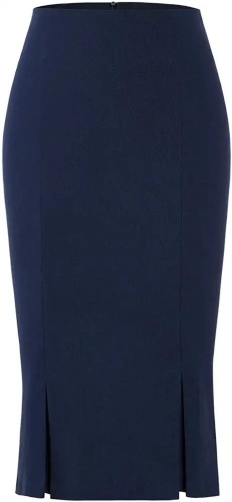 Wholesale Girls Wear to Work Stretch Business Office Pencil  And Empire Waist Bodycon Stretch Skirts Skirts