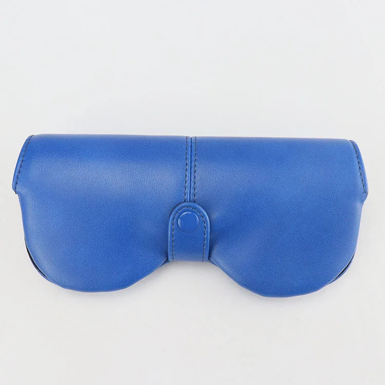 customized color leather soft bag glasses case PU glasses leather case sunglasses set