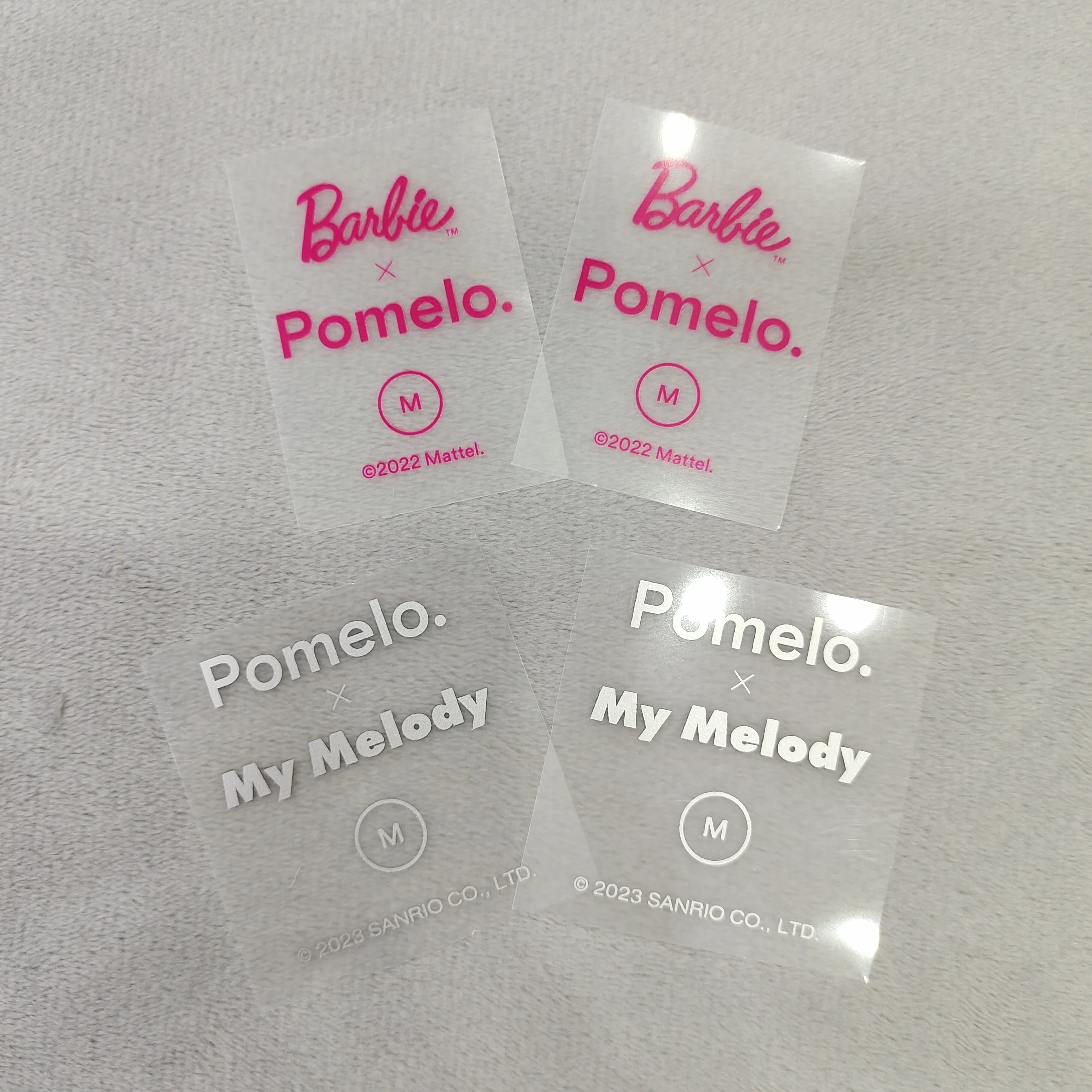 Custom Your Logo Printed Label Heat Transfer Garment  Labels Iron On Clothing Washable Collar Label Shirt Tags