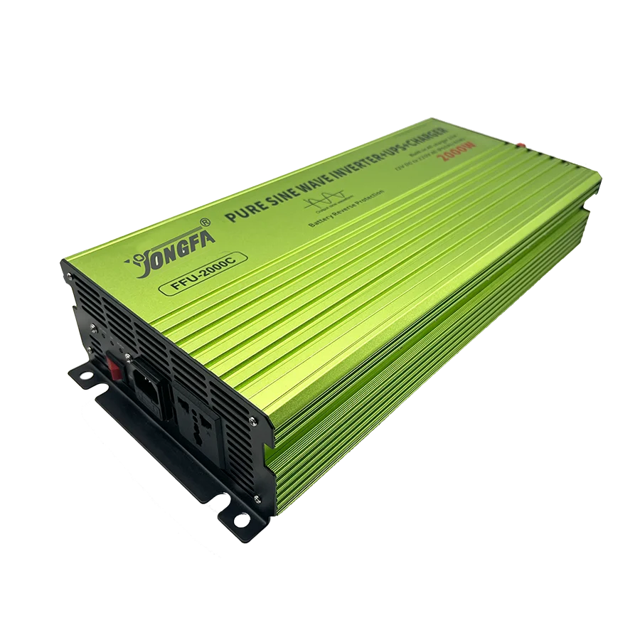 YongFa 2000w  inverters for wholesale sale ups pure sine wave 12V 220V 2000 watt inverter with AC charger 20A