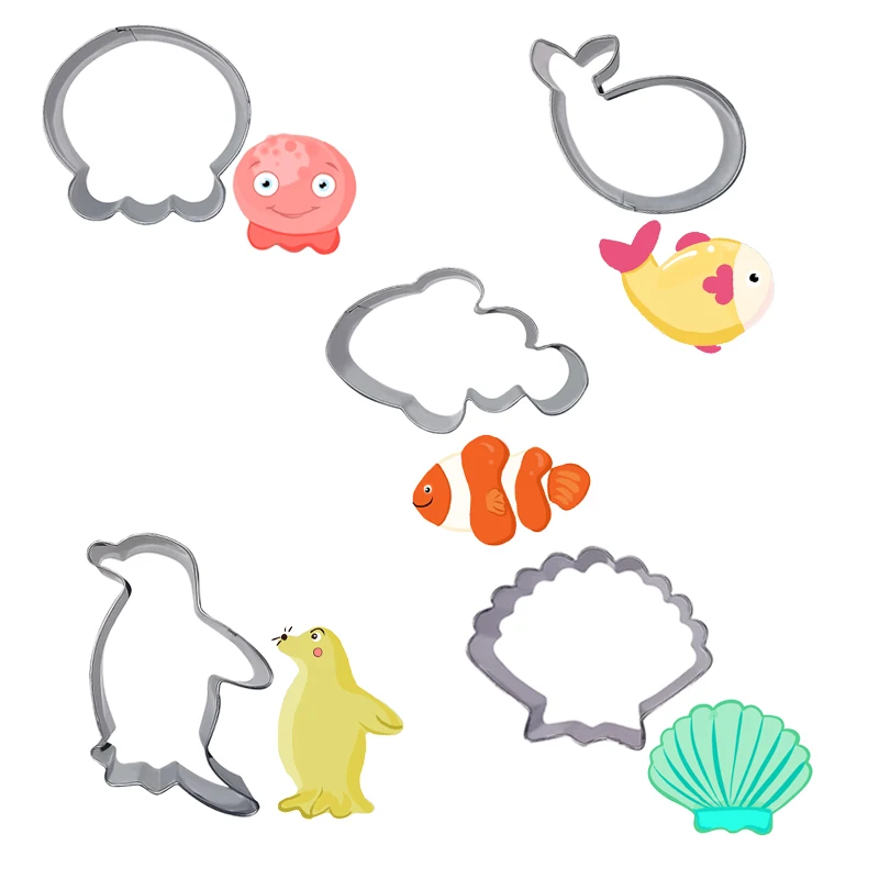 
Hot Selling Stainless Steel 3D Cake mould Christmas Gingerbread House Cookie Cutter Set 