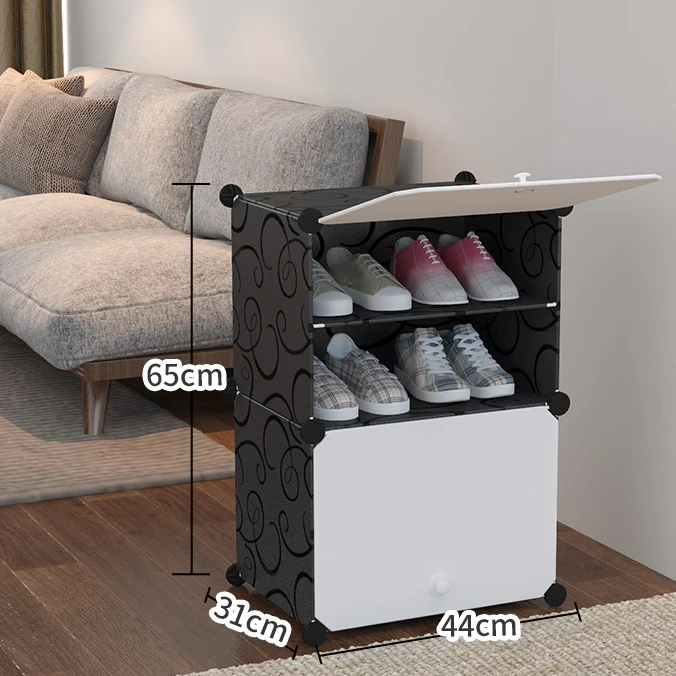 CR Multilayer Assembly Stackable Clear Plastic Shoe Storage Box Side Opening Acrylic Transparent Shoes Box