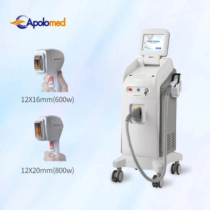New Beauty Equipment 808nm Diode Laser Device Pain Free Permanent Hair Removal Skin Rejuvenation Whitening Machine