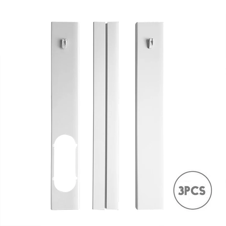 
3Pcs portable home split air conditioner parts 1.9m well-sealed window slide kit plate sealing board adapter 