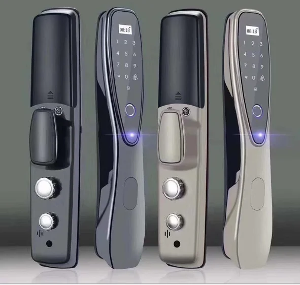 Дверной смарт-замок Tuya с Wi-Fi, управление через приложение, Электронная карта, биометрический сканер отпечатка пальца, для умного дома, оптовая продажа