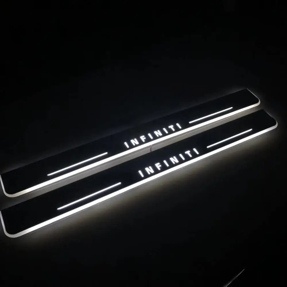  Лидер продаж протекторы для порогов автомобильных моделей проводные светодиодные накладки на пороги